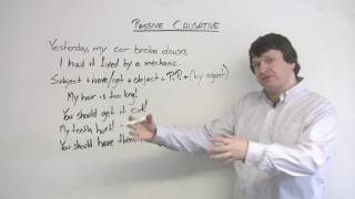 English Grammar  Passive Causative [upl. by Alleinad169]