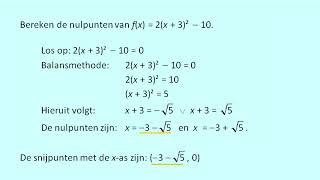 Snijpunten van parabolen met coordinaatassen berekenen [upl. by Connelly]