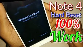 Redmi Note 4 Hard Reset Miui 9 Easy Way [upl. by Nirraj]