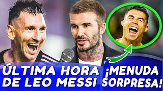 😲¡VAMOS😲 BECKHAM deja a TODOS con la BOCA ABIERTA con un ANUNCIO sobre LIONEL MESSI Mira Lo Nuevo🔴 [upl. by Killie949]