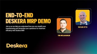 EndtoEnd Deskera MRP Demo [upl. by Justinn]