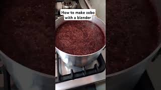 Tasty zobo Recipe zobo zobobusiness shortsfeed ytshorts [upl. by Tselec396]