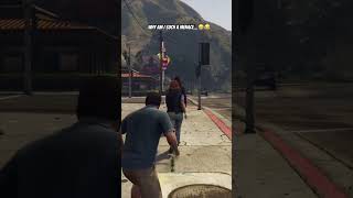 Being a complete menace in GTA V gtav gta funny rage shorts [upl. by Etnahsal]