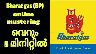 Bharat Gas mustering eKYC in malayalam  എങ്ങനെ ഭാരത് ഗ്യാസ് mustering Online ആയി ചെയ്യാം [upl. by Aztinay718]