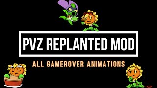 Friday Night Funkin VS Plants vs Zombies Replanted 30 ALL GAMEOVER ANIMATIONS [upl. by Ariaec855]