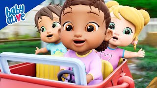 Lavaggio Auto per Bambini 💖🚗 Baby Alive in Italiano 💦 👶🏼Cartoni Animati 💕 [upl. by Yessej]