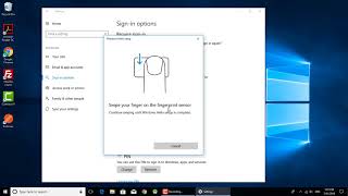 How to setup finger print lock in windows 10 using HP laptop [upl. by Kori291]