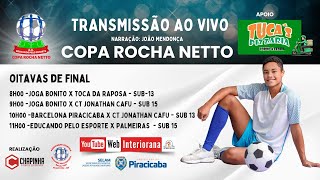 Oitavas de Final da 24ª Copa Rocha Netto Emocionantes Confrontos com João Mendonça na Narração [upl. by Shiller]