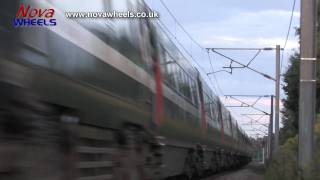 Trains speeding past Rossington on the East Coast Main Line  2 [upl. by Gillie628]