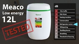 Meaco Low Energy 12L Review  Economical low power dehumidifier [upl. by Zeiger117]