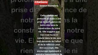 Rien ne va de soi Rien nest donné Tout est construit  Gaston Bachelard [upl. by Newra]