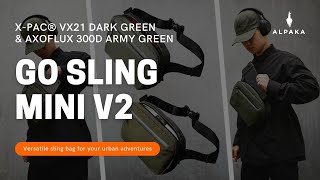 ALPAKA Go Sling Mini V2  Green Drop [upl. by Braca]