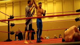 Wrestler Cameron Matthews Gets Physically Involved [upl. by Hanikehs]