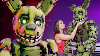 We made a real SPRINGTRAP Animatronic from FNAF [upl. by Ahsinnod]