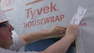 Tyvek® FlexWrap NF Sealing Around Windows Outside Large Band [upl. by Diba995]