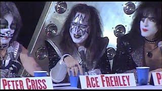 KISS Reunion Press Conference USS Intrepid 1996 KISS Loves You Outtake 2 [upl. by Chud41]