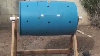 How To Make A Compost Tumbler Fast Cheap and Easy [upl. by Adnek]