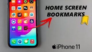 How To Add Bookmark On iPhone 11 Home Screen [upl. by Aiahc]