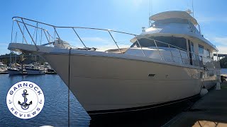 Sold  575000  19912008 Hatteras 70 Cockpit Motor Yacht For Sale [upl. by Wilser]