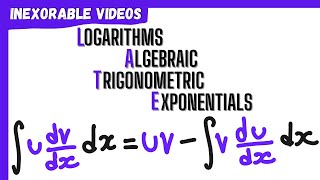 Integration By Parts Formula Derivation amp Choosing u and dvdx LIATE  Integration [upl. by Daahsar]