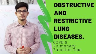 Obstructive and Restrictive Lung diseases  COPD and PFTs [upl. by Macario]