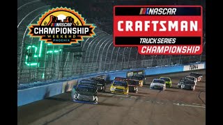 NASCAR Truck Series Championship Race Crap Show Live Reaction [upl. by Nemzzaj]