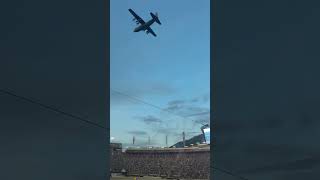 Pre Race Flyover 2024 Bristol Night Race Fan View From Stands reels shorts nascar [upl. by Llenwahs]