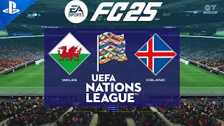 FC 25  Wales vs Iceland  Nations League 2024  PS5 Full Match [upl. by Ahgiela]