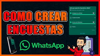 Como CREAR una ENCUESTA en WhatsApp  Super Fácil y Rápido [upl. by Thirion]