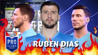 FIFA 22 Ruben Dias Pro Clubs Creation [upl. by Moreen]