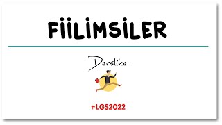 Fiilimsiler  8 Sınıf [upl. by Ayila]