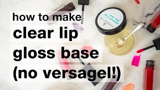 DIY Clear Lip Gloss Base  Make lip gloss without Versagel  Humblebee amp Me [upl. by Caundra145]