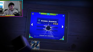 Reacting To The Hardest Levels In GEOMETRY DASH [upl. by Dublin]