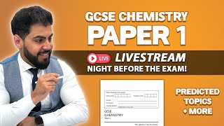 📝 GCSE Chemistry Paper 1  🔴 Live Stream  830PM  Predicted Topics  Combined amp Triple Science [upl. by Maxima]