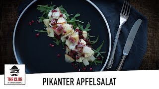 Pikanter Apfelsalat  theclubch  Rezept 152 [upl. by Nellac257]