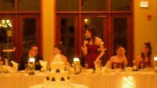 Funny Maid of Honor Speech for Sister [upl. by Monney951]