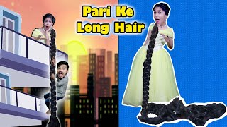 Pari Have Worlds Longest Hairs Challenge  OMG  Paris Lifestyle [upl. by Pubilis287]