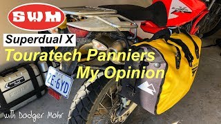 Motorcycle Adventure SWM Superdual X Touratech Endurance Click review Soft vs Hard Part 2 [upl. by Adiaj239]