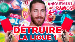 LE DÉFI DE SERGIO RAMOS  TACLER TOUTE LA LIGUE 1 SUR FIFA [upl. by Melia121]