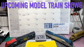 Upcoming Model Train Shows 2024 [upl. by Ahsiner715]