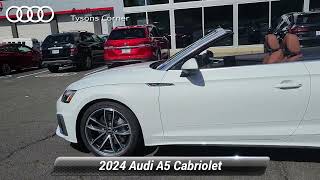 New 2024 Audi A5 Cabriolet S line Premium Plus Vienna VA 24A0053 [upl. by Notsnhoj]