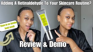 Naturium Retinaldehyde Cream Serum 005  Review  Demo [upl. by Gris]