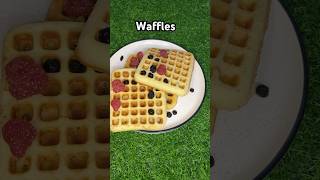 Waffles recipe 🧇 recipe dessert food fyp viralvideo viralshort trending [upl. by Camfort187]