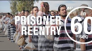 Prisoner reentry and why we should care  IN 60 SECONDS [upl. by Ahsiema]