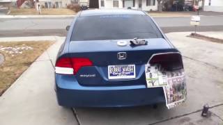 How to Tint 8th Gen Civic Sedan Tail Lights [upl. by Elleirda]