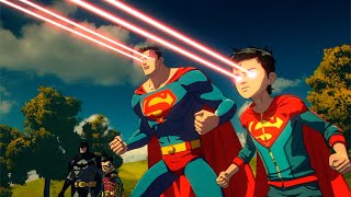 Supermans son got the same powers that he owns Animated Adventure Movie  Explained In Hindi [upl. by Nogam867]