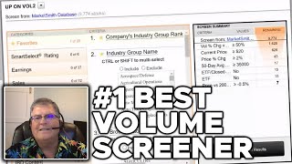 MarketSmith Stocks Volume Screener  Your Money Education [upl. by Horst186]