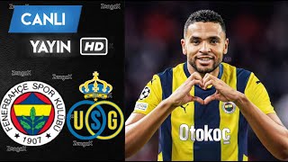 Fenerbahçe Union Saint Gilloise Maçı Canlı İzle  eFootball Türkçe Simülasyon [upl. by Lough862]