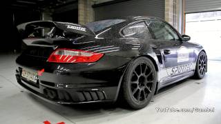 Porsche 997 GT2 Sportec 800HP In action on the track [upl. by Ellenrahc]