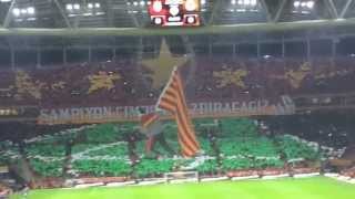 Galatasaray  Fenerbahçe 18102014 Amazing choreo Mehter March theme [upl. by Ayimat3]